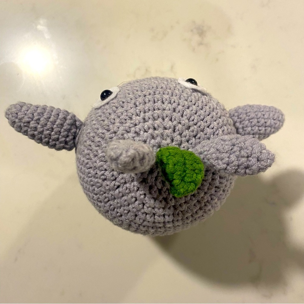 Totoro Hand-Crochet Plush Toy - Picture 4 of 5